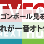ドラゴンボール見るならHulu/U-NEXT/FOD/dTVどれが一番オトクか徹底比較